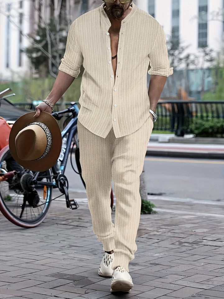 Conjunto De Dos Piezas De Corte Ajustado Para Hombre | Informal