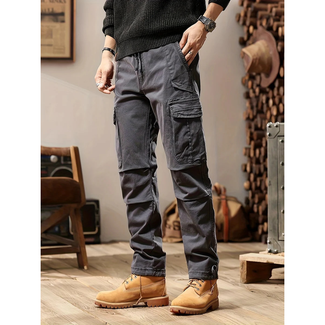 Pantalones Tácticos Cargo Para Hombre | Múltiples Bolsillos