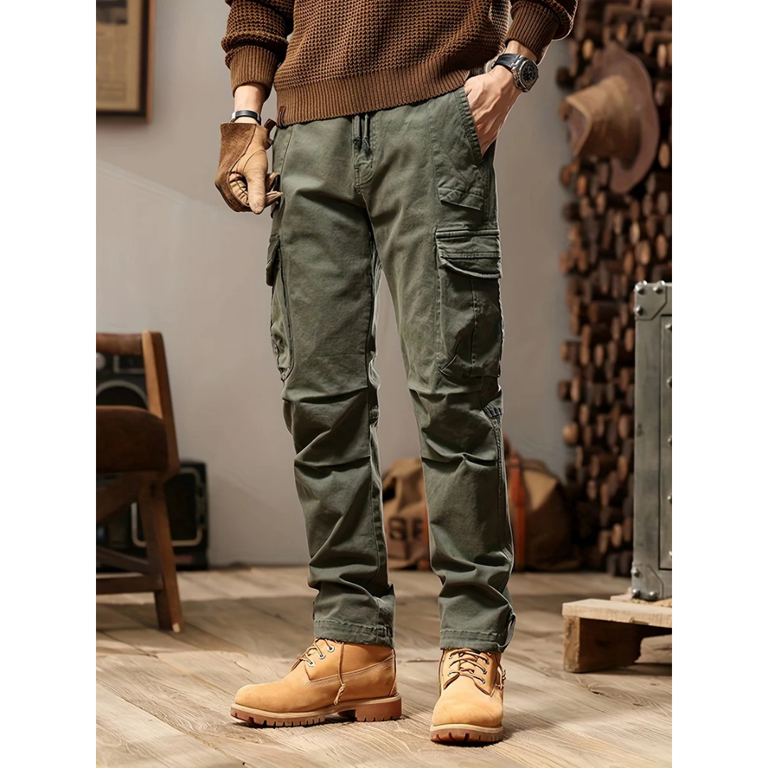 Pantalones Tácticos Cargo Para Hombre | Múltiples Bolsillos