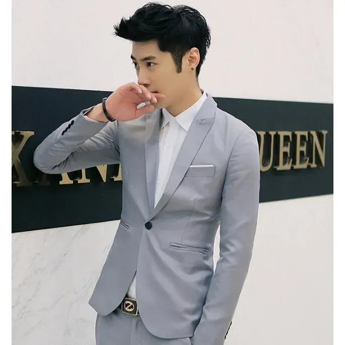 Chaqueta Blazer Moderna De Corte Entallado Para Hombre | Informal