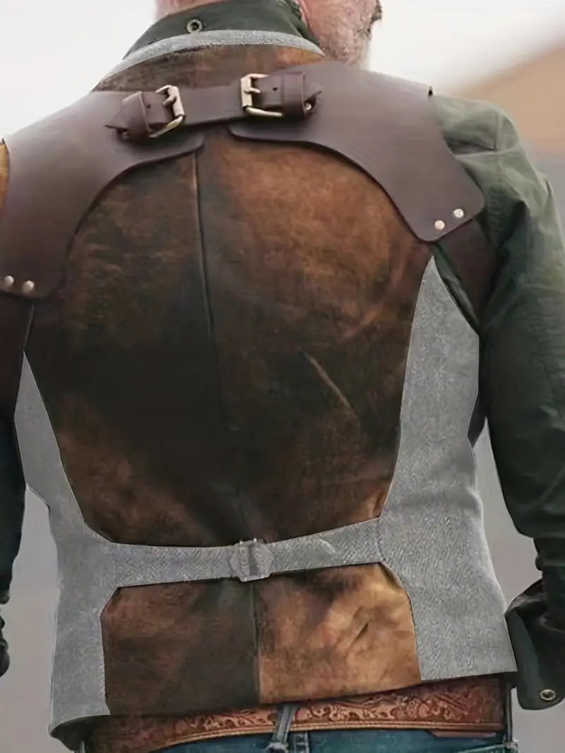 Hombres Vintage Chaleco Sin Mangas | Elegante