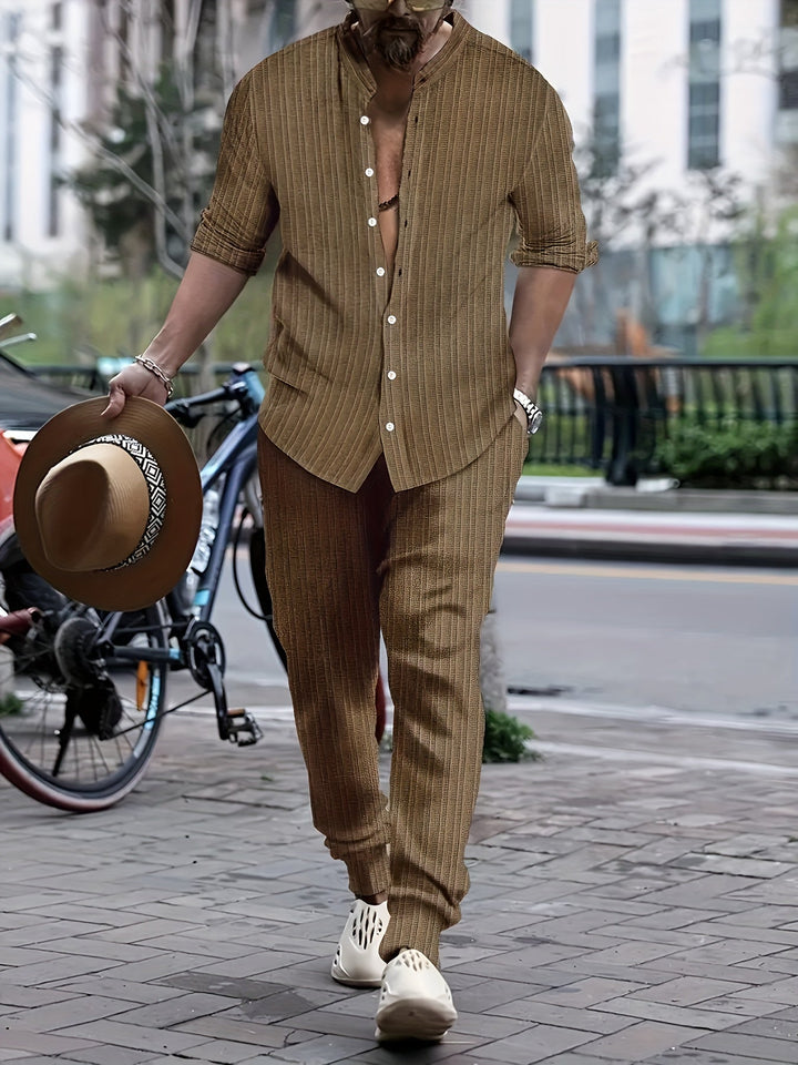 Conjunto De Dos Piezas De Corte Ajustado Para Hombre | Informal