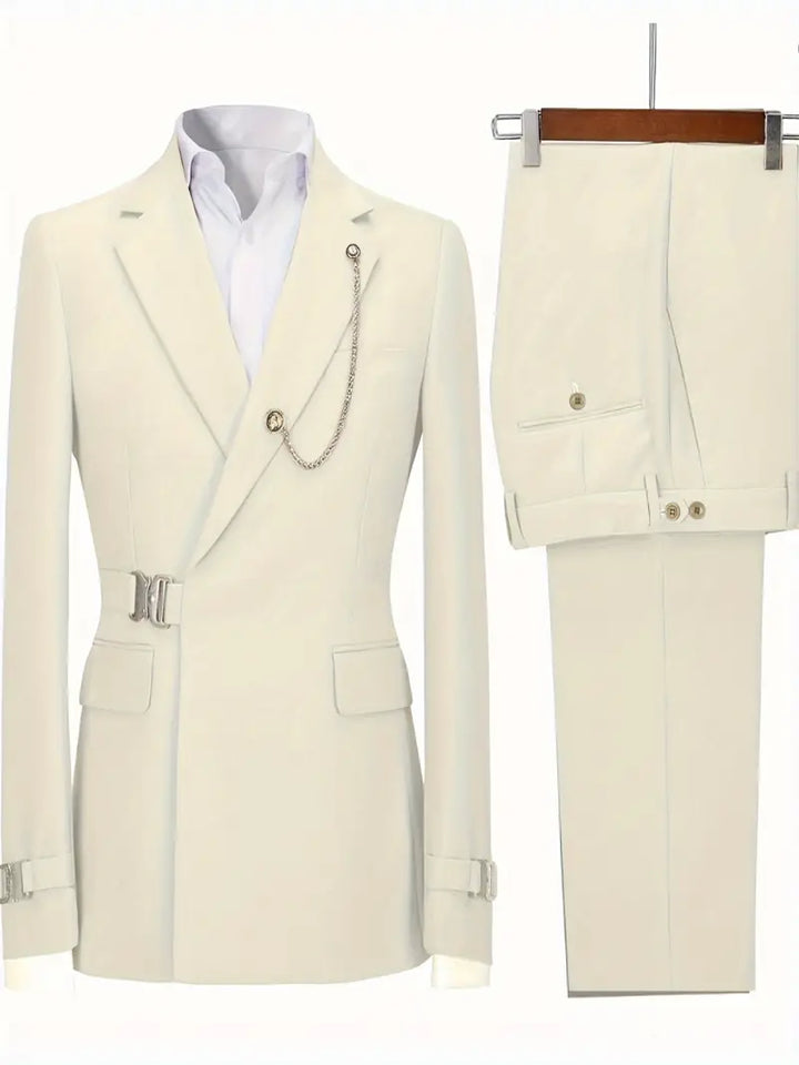 Traje Para Invitado De Boda Formal De Dos Piezas Para Hombre | Corte Ajustado