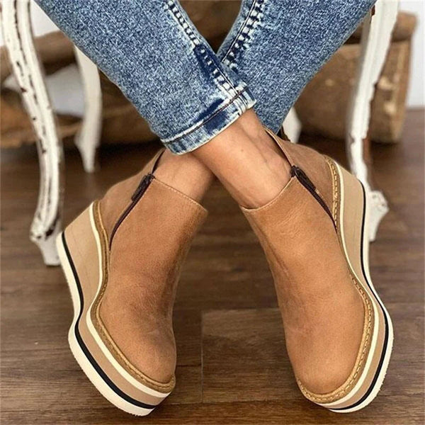 Botines De Cuña Para Mujer | Casual