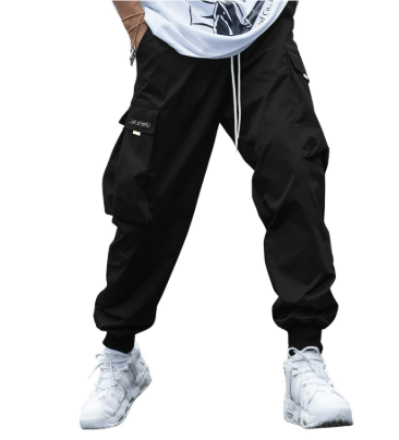 Pantalones Cargo Con Cordón Para Hombre | Joggers