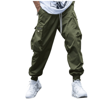 Pantalones Cargo Con Cordón Para Hombre | Joggers