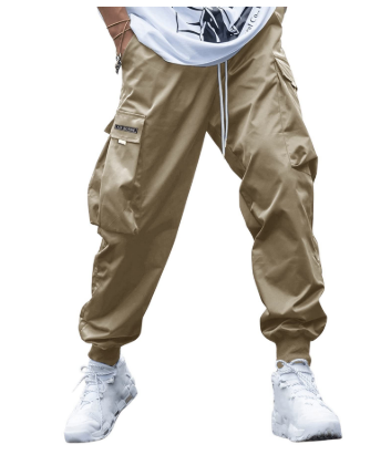 Pantalones Cargo Con Cordón Para Hombre | Joggers