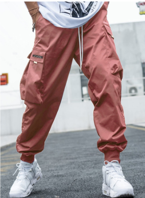 Pantalones Cargo Con Cordón Para Hombre | Joggers