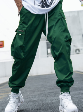 Pantalones Cargo Con Cordón Para Hombre | Joggers