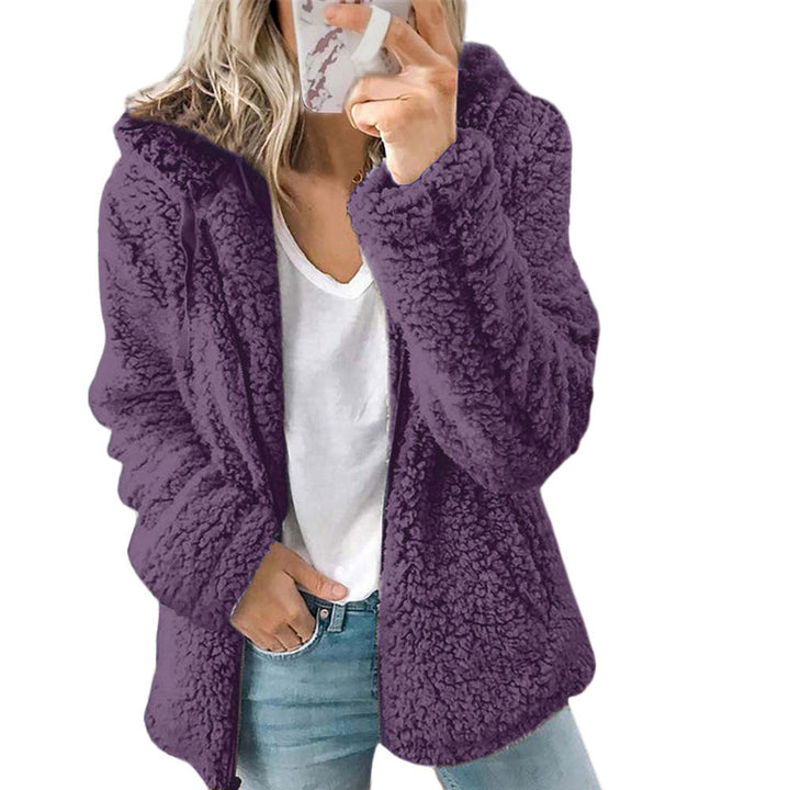 Chaqueta Informal Con Capucha Para Mujer | Cálida