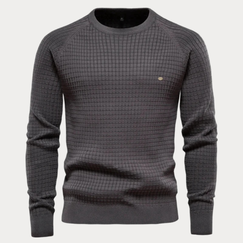 Men's Knit Crew Neck Sweater | Long Sleeves