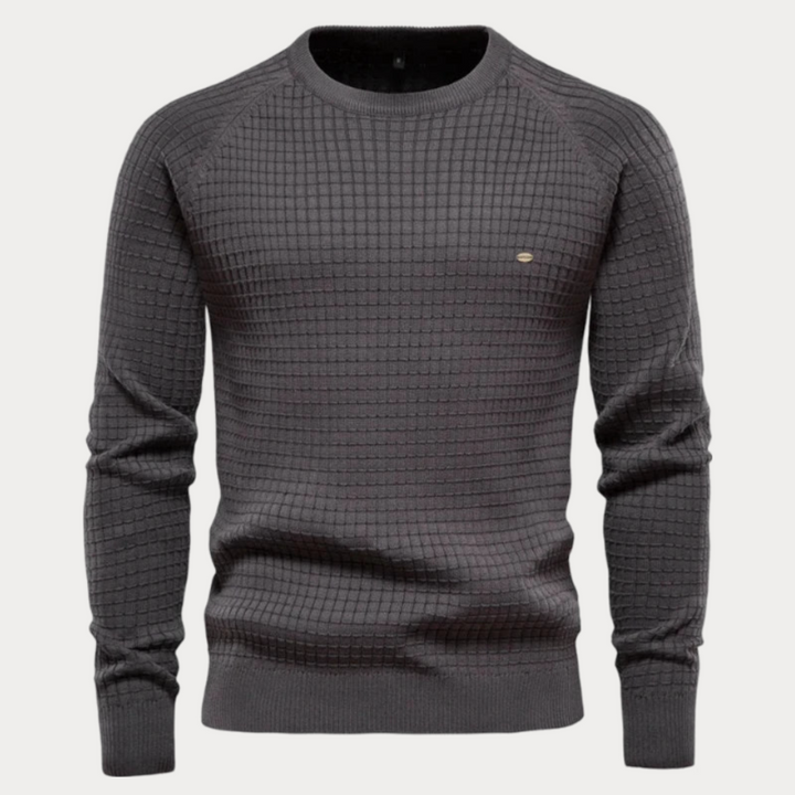 Men's Knit Crew Neck Sweater | Long Sleeves