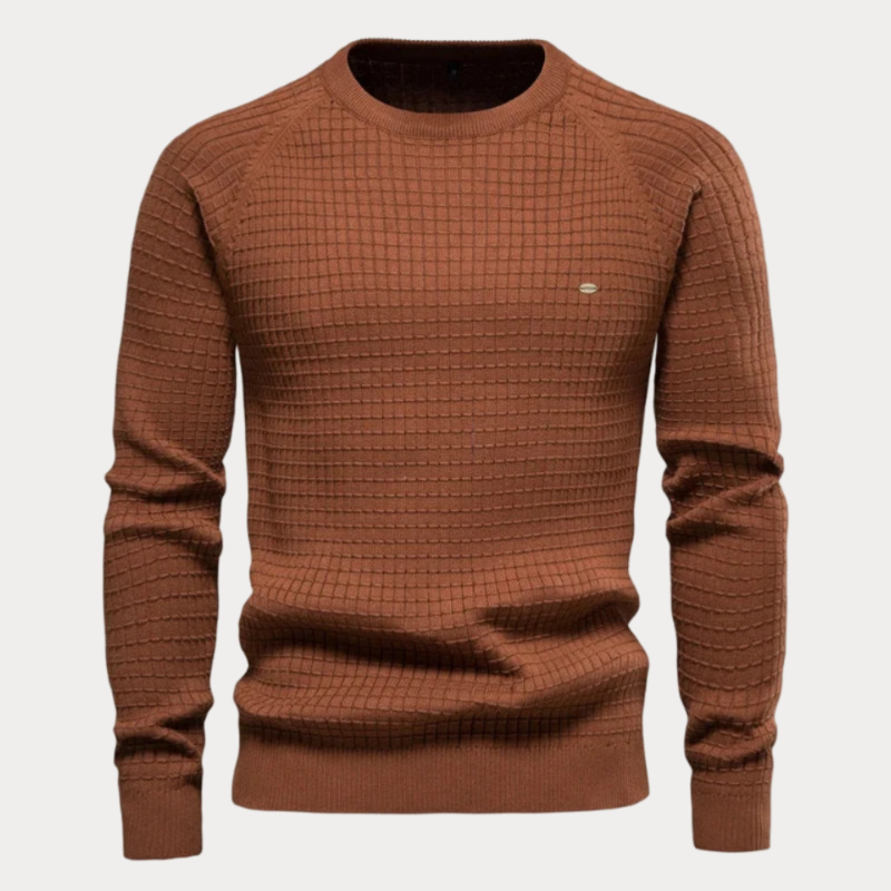 Men's Knit Crew Neck Sweater | Long Sleeves