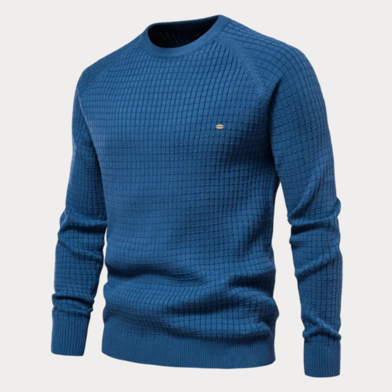 Men's Knit Crew Neck Sweater | Long Sleeves