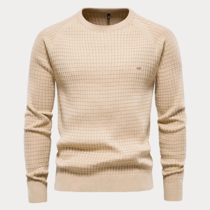 Men's Knit Crew Neck Sweater | Long Sleeves