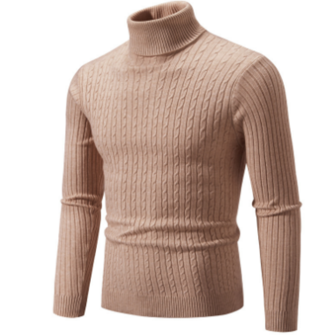 Men's Winter Turtleneck Sweater | Long Sleeves