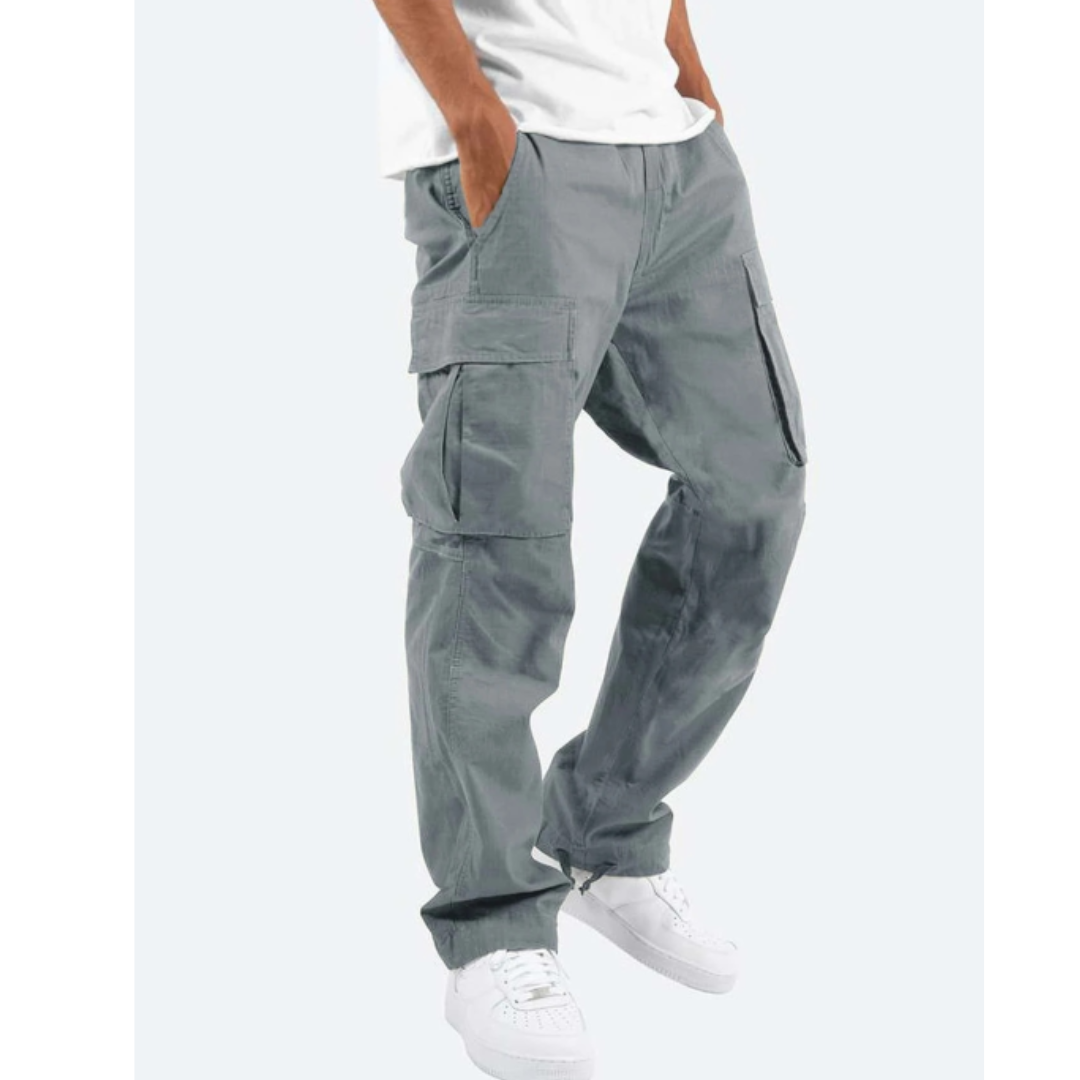 Pantalones Casuales Rectos Para Hombre | Cargo