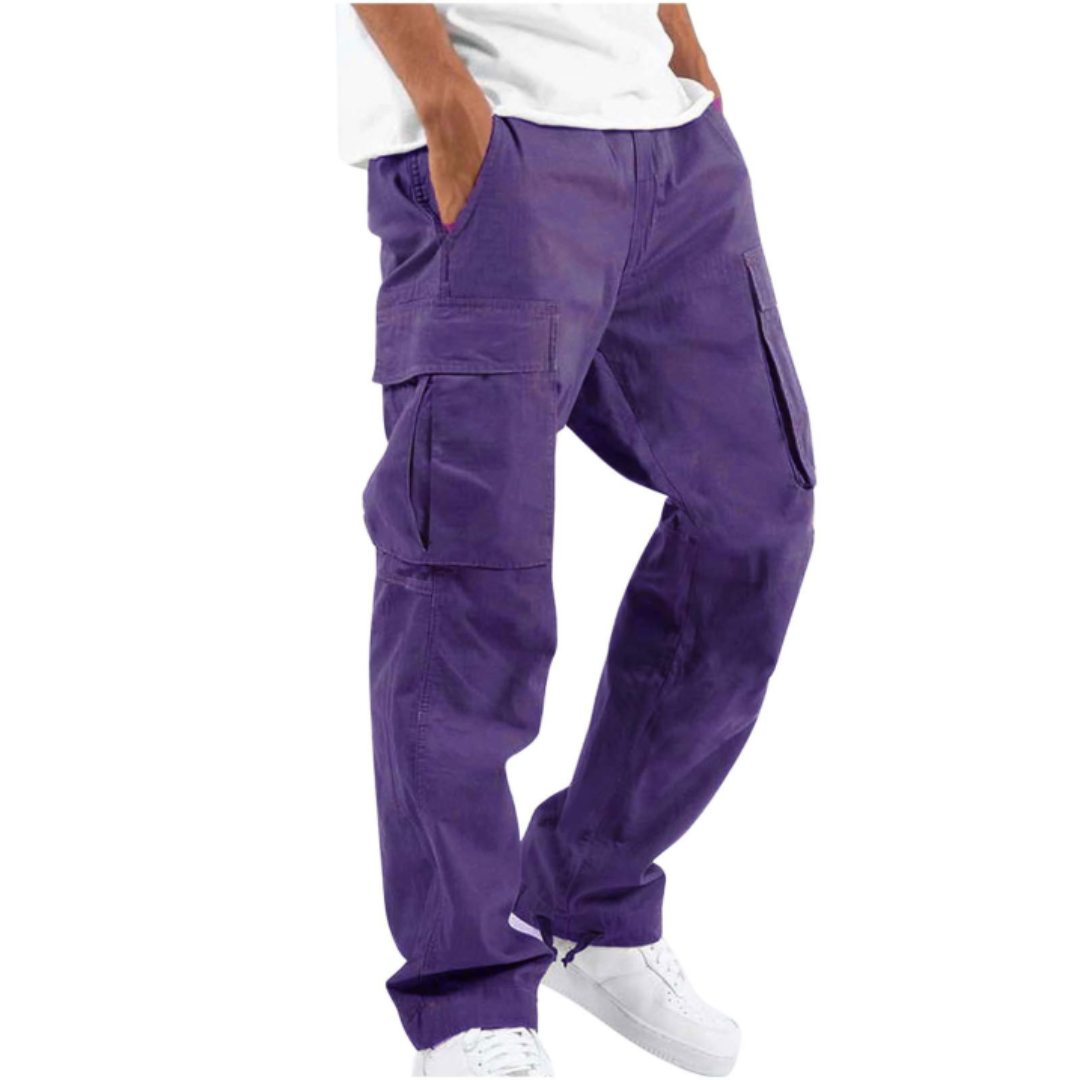 Pantalones Casuales Rectos Para Hombre | Cargo