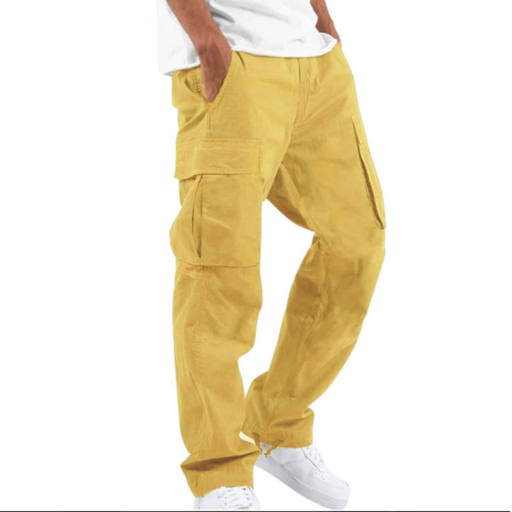 Pantalones Casuales Rectos Para Hombre | Cargo