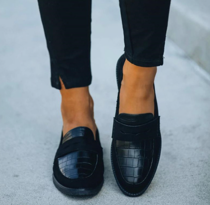 Mocasines Sin Cordones Para Mujer | Negro