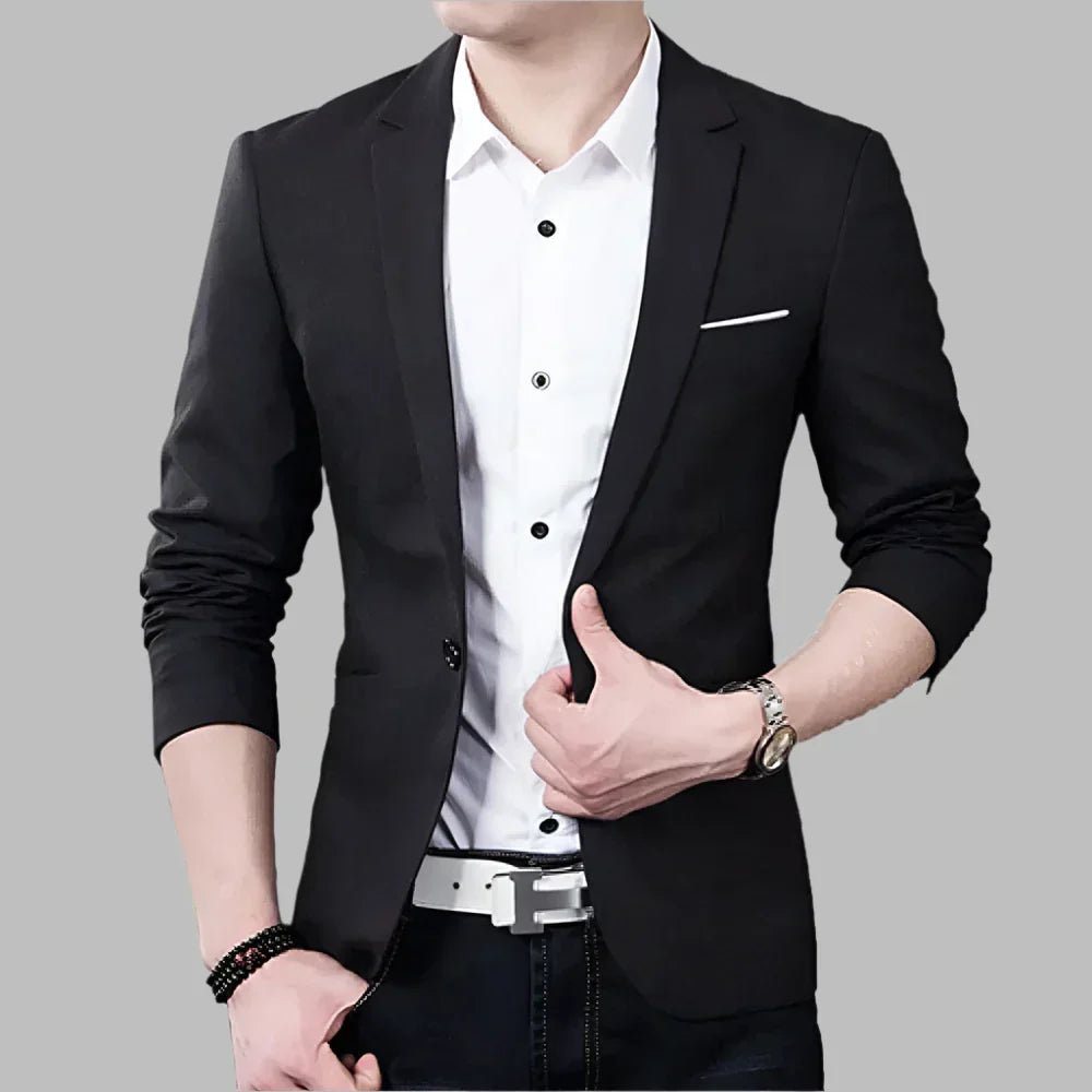 Chaqueta Blazer Moderna De Corte Entallado Para Hombre | Informal