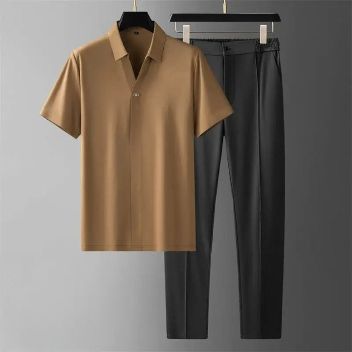 Conjunto Informal De Dos Piezas Para Hombre | Cómodo