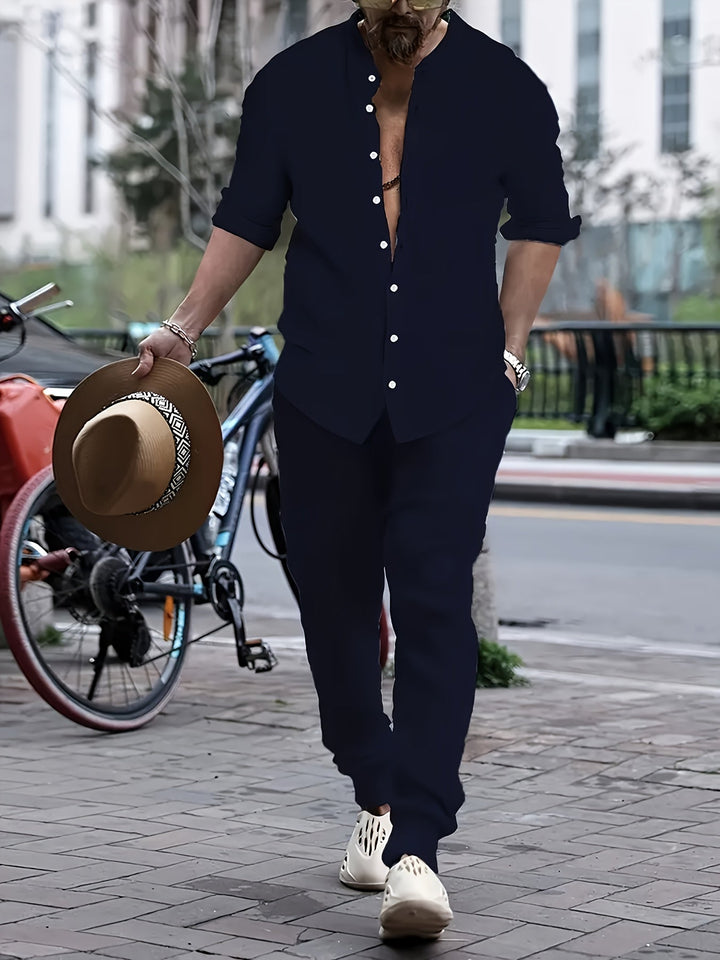 Conjunto De Dos Piezas De Corte Ajustado Para Hombre | Informal