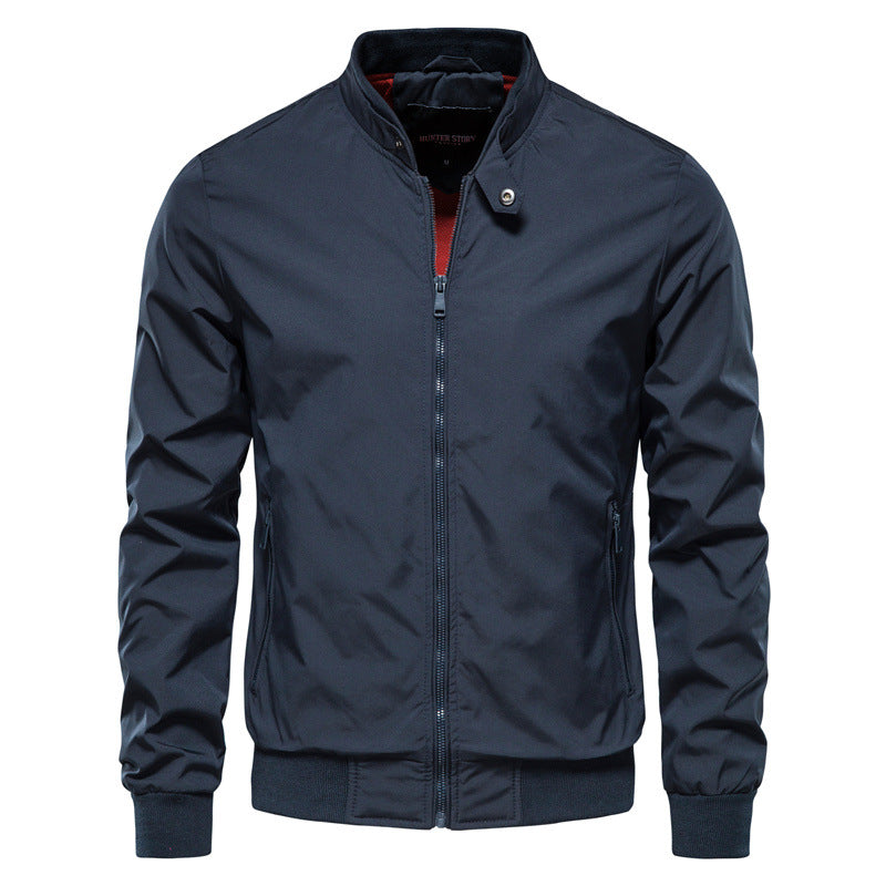 Chaqueta Bombardero Informal Para Hombre | Con Cremallera