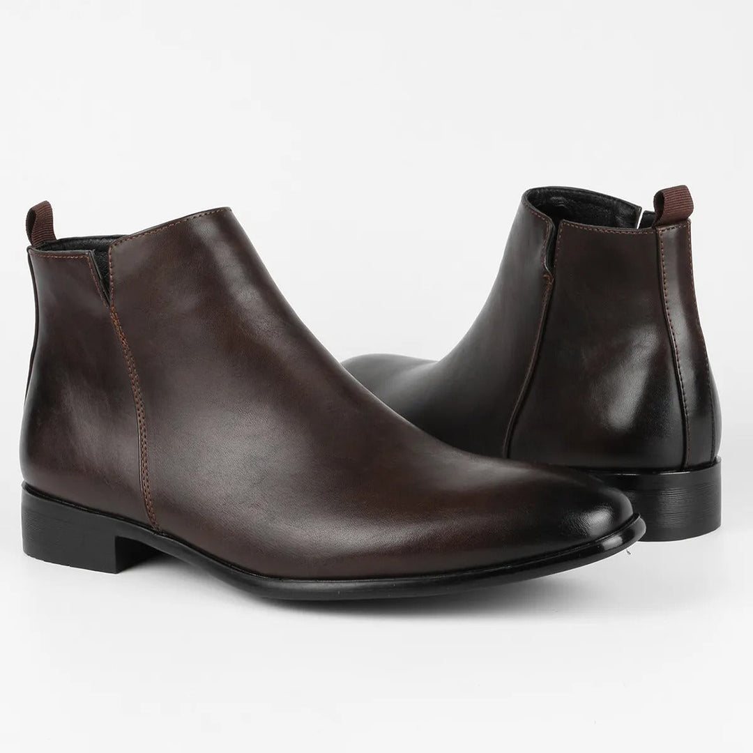 Botines Elegantes para Hombre | Cremallera Lateral
