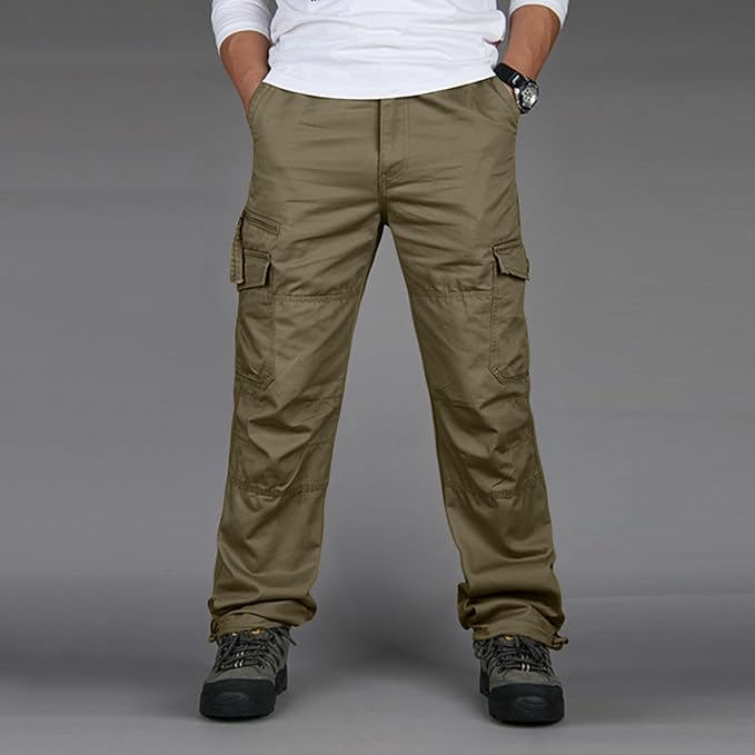 Pantalones Cargo Casuales Para Hombre | Múltiples Bolsillos
