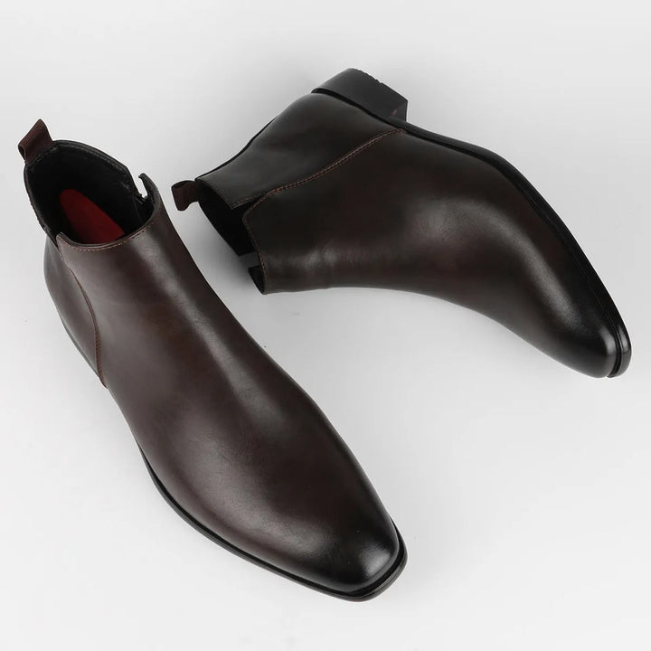 Botines Elegantes para Hombre | Cremallera Lateral