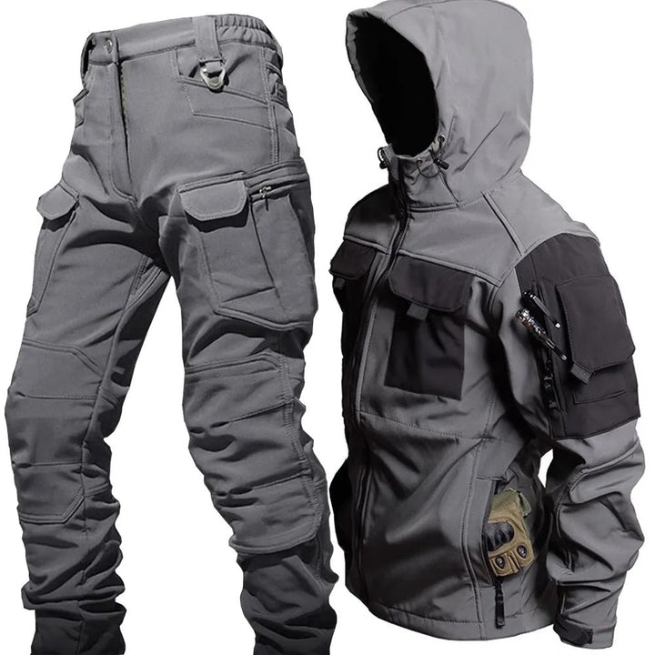 Conjunto Táctico De 2 Piezas Para Hombre | Impermeable