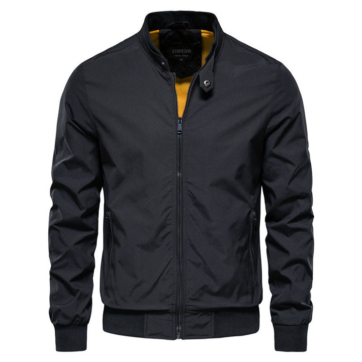 Chaqueta Bombardero Informal Para Hombre | Con Cremallera