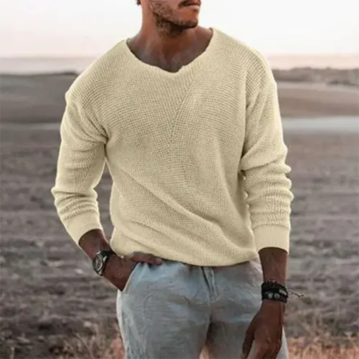 Warm Knit Sweater For Men | Casual