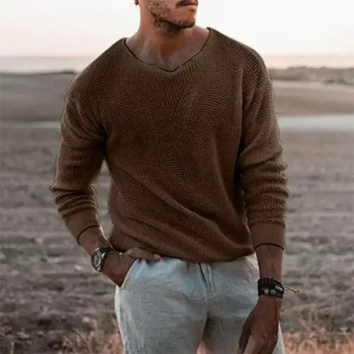 Warm Knit Sweater For Men | Casual