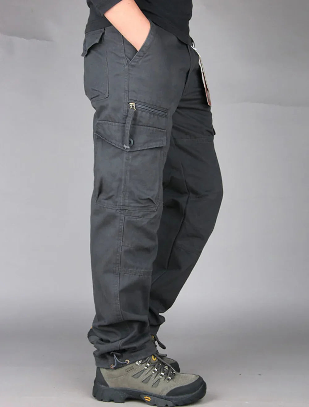 Pantalones Cargo Casuales Para Hombre | Múltiples Bolsillos