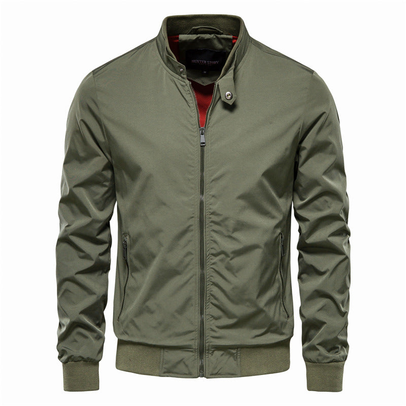 Chaqueta Bombardero Informal Para Hombre | Con Cremallera