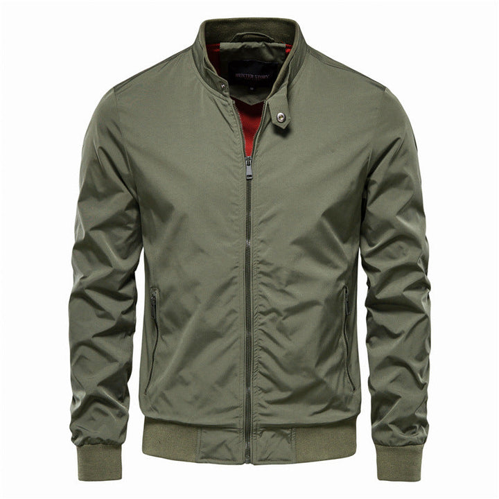 Chaqueta Bombardero Informal Para Hombre | Con Cremallera